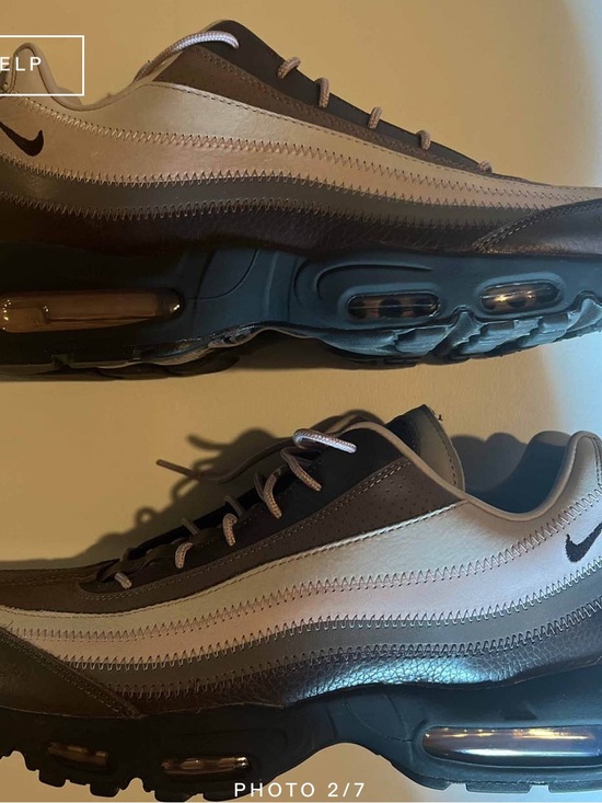 Nike Air Max 95 Sneaker - A Ma Maniere in Silver & Black